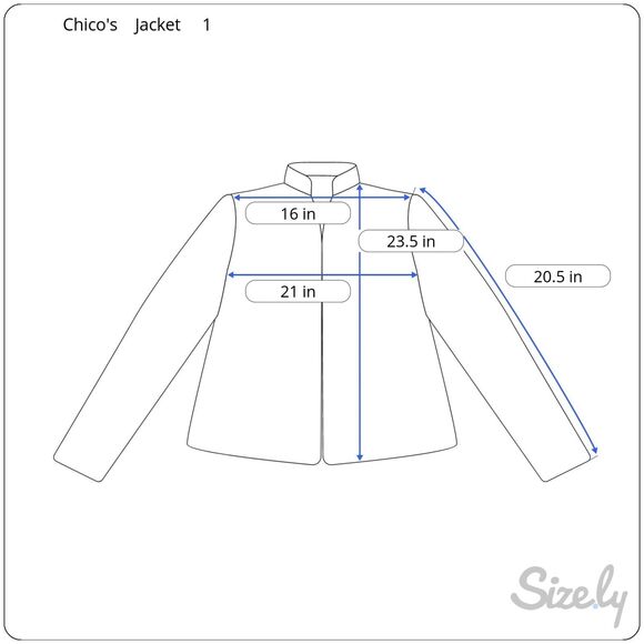 Chico's Silk and Linen Shirt Jacket Women's 1 Blue Floral Asian Design - Picture 6 of 6